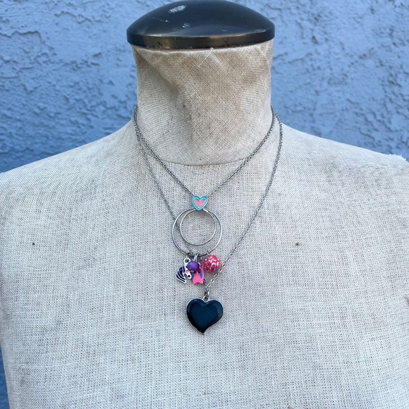 Set of Five Girly Necklaces Kitsch Kawaii Jewelry Disney Paris - Picture 10 of 10